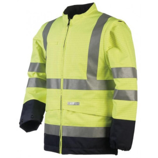 Blouson haute visibilité multirisques ATEX manches détachables