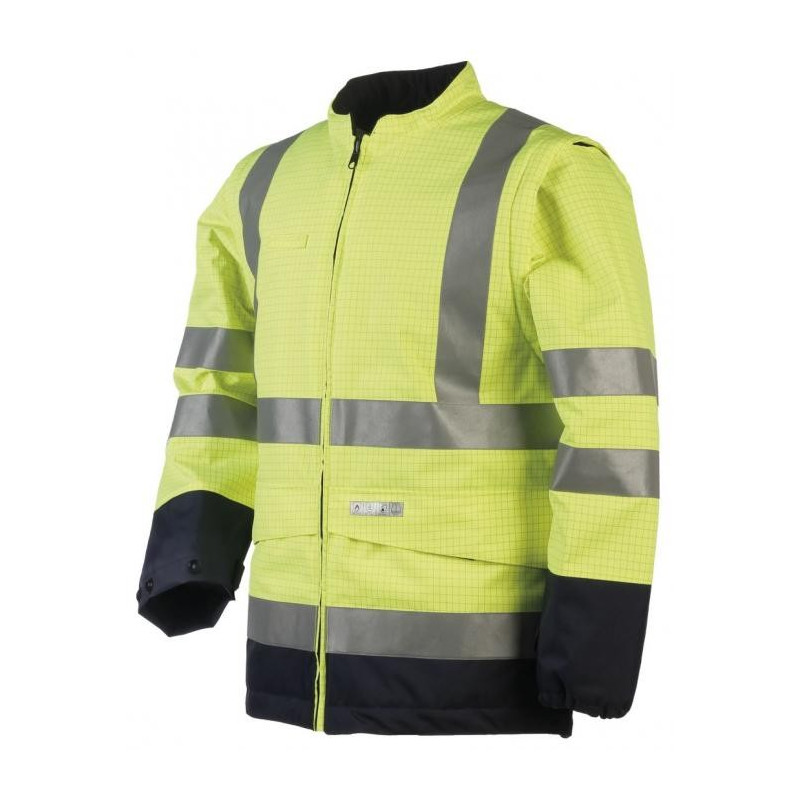 Blouson Haute Visibilité multirisques à manches détachables ATEX