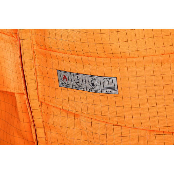 Blouson haute visibilité multirisques ATEX manches détachables