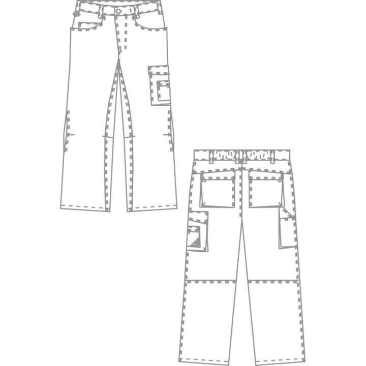 Pantalon de travail BP Performance homme multipoches pro