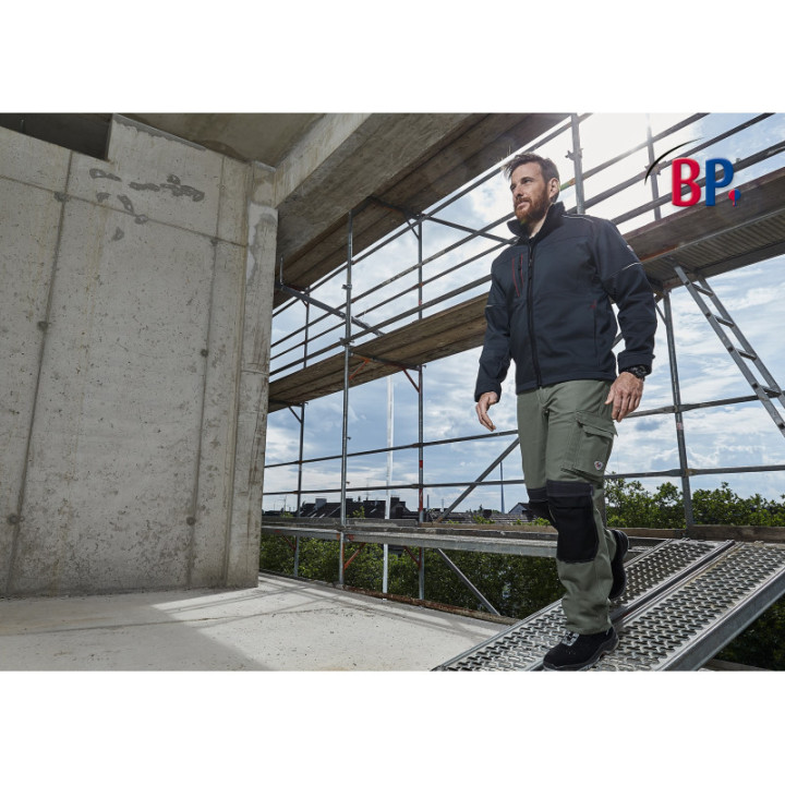 Veste softshell BP Performance homme travail polyvalente