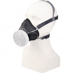 Demi-masque de protection respiratoire nu tri-matière