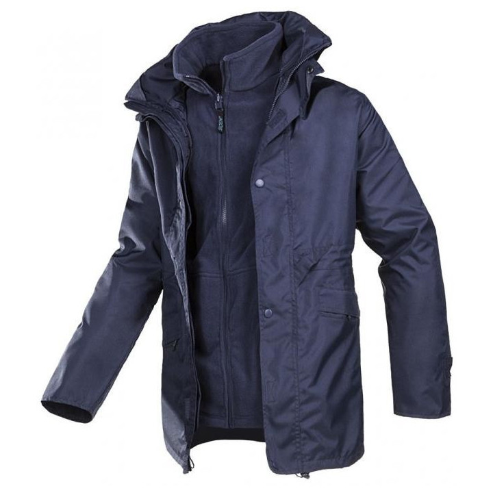 Parka hiver 3 en 1 homme Sioen avec polaire détachable