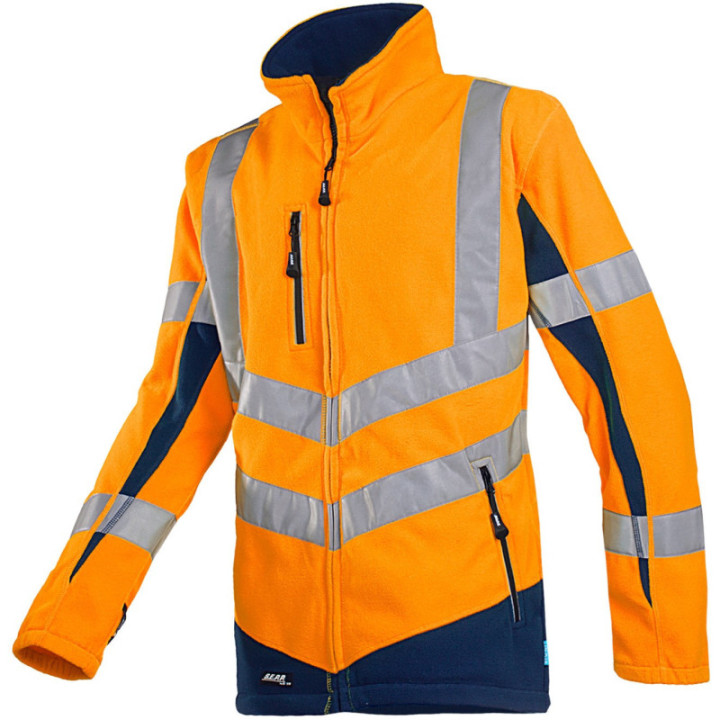 Veste polaire haute visibilité travail Sioen adulte