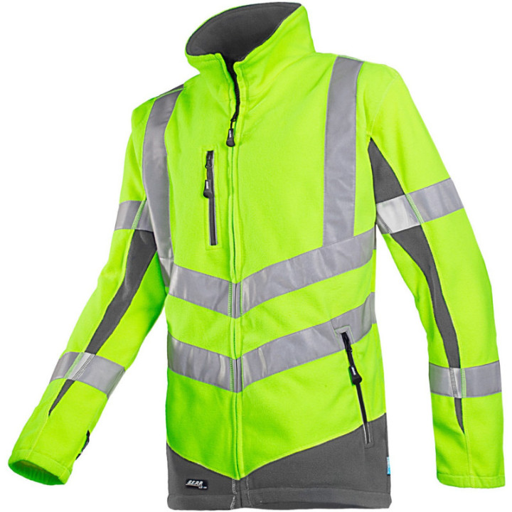 Veste polaire haute visibilité travail Sioen adulte
