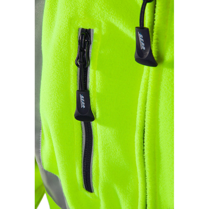 Veste polaire haute visibilité travail Sioen adulte