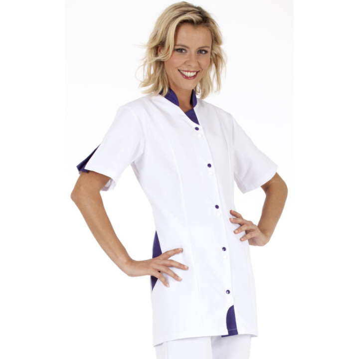 Tunique médicale femme CLOTHILDE MOLINEL manches courtes