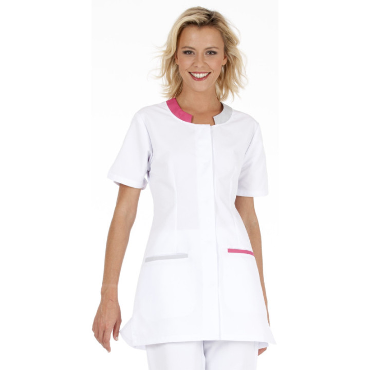 Tunique médicale femme LALIE MOLINEL manches courtes