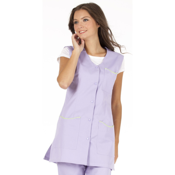 Tunique professionnelle femme sans manches LAURIE médical