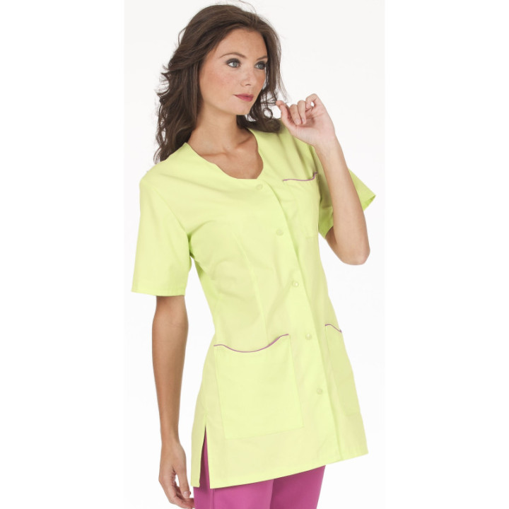 Tunique professionnelle femme LAURIE manches courtes soins