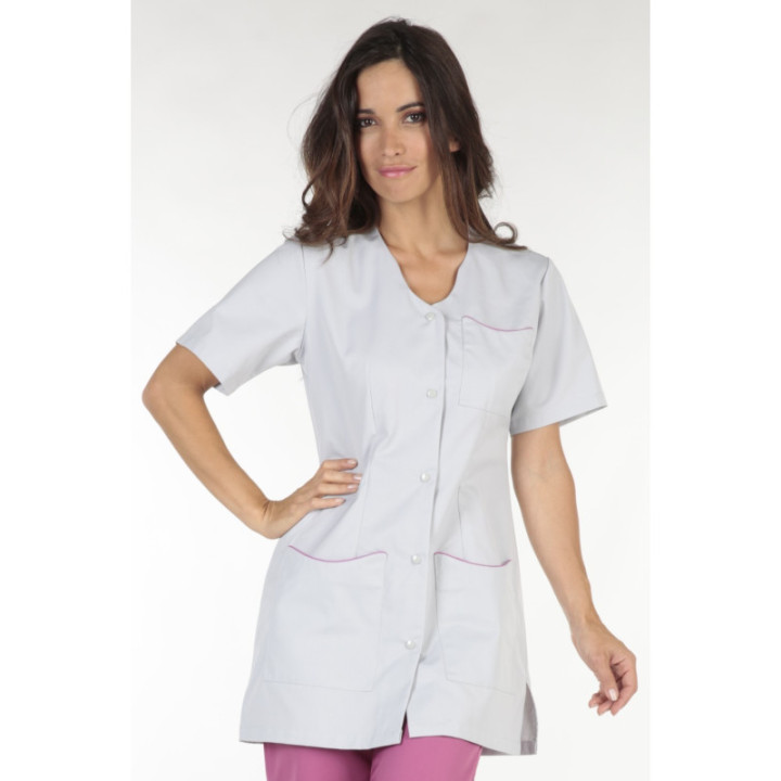 Tunique professionnelle femme LAURIE manches courtes soins