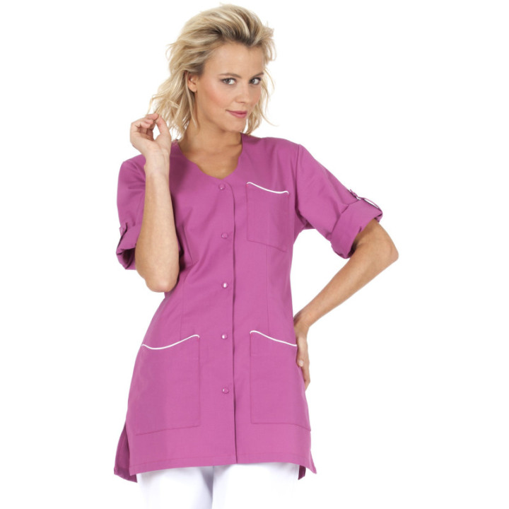 Tunique médicale femme manches transformables Laurie Molinel