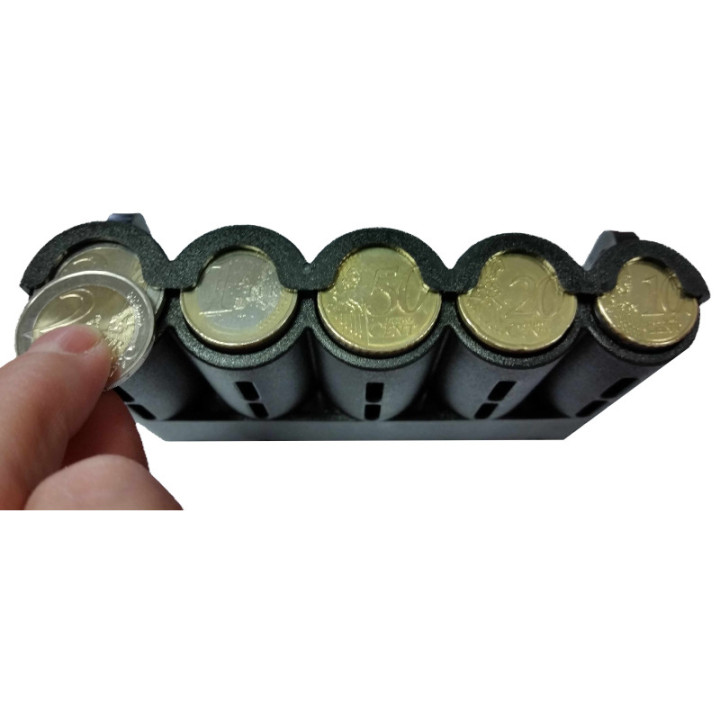 Monnayeur 5 pièces pour sacoche de service professionnelle