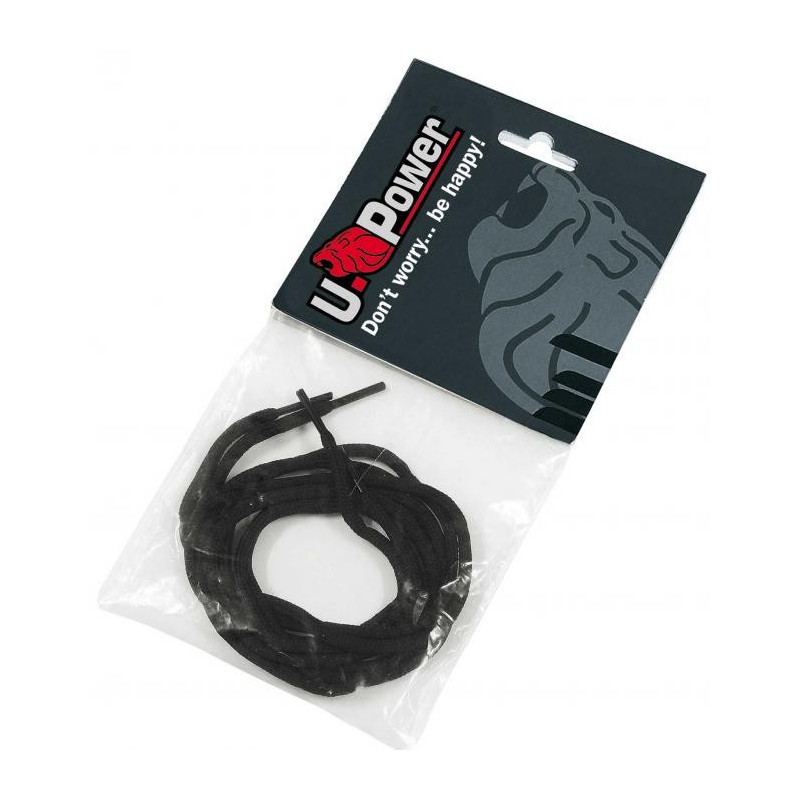Paire de lacets noir pour chaussures de sécurité 140cm