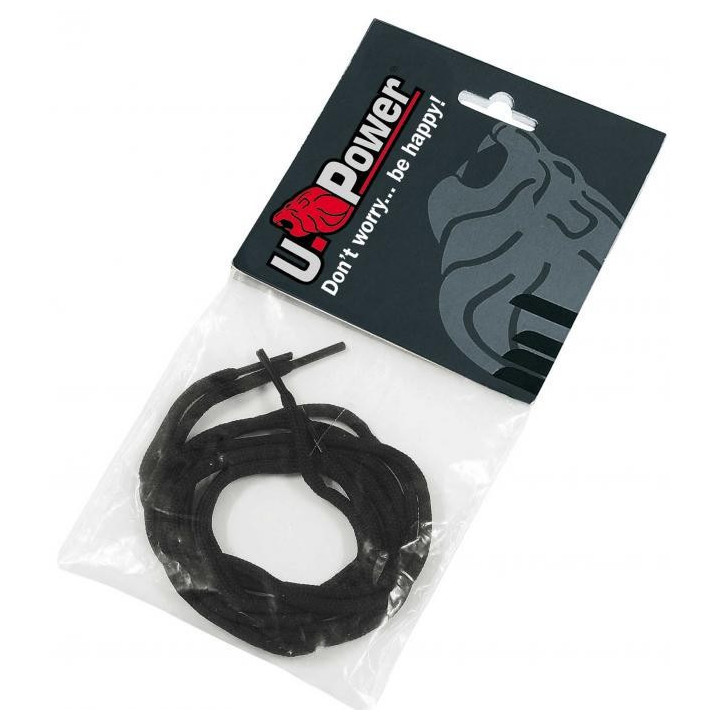 Lacets noirs 140 cm U-Power pour chaussures de sécurité