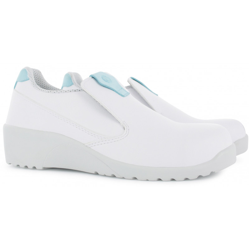 Mocassin de sécurité dame à scratch S2