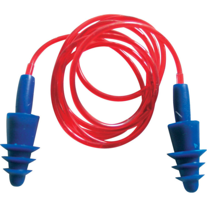 Bouchons d’oreilles silicone réutilisables pro SNR 29 dB