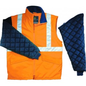 Gilet de signalisation manches amovibles