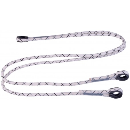 Double longe corde tressée 1,5 m - 3 boucles cossées