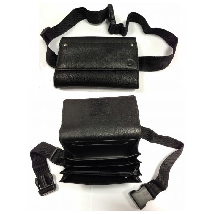 Ceinture multipoches cuir service restauration bar café