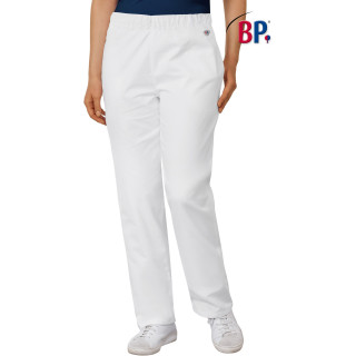Pantalon médical mixte BP taille élastique réglable blanc