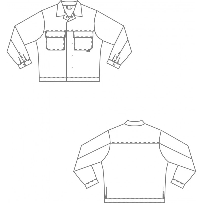 Blouson agroalimentaire mixte conforme HACCP