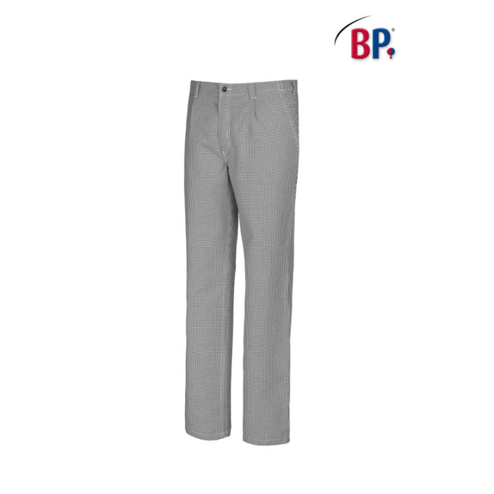 Pantalon de cuisinier pâtissier BP coton bleu pas cher