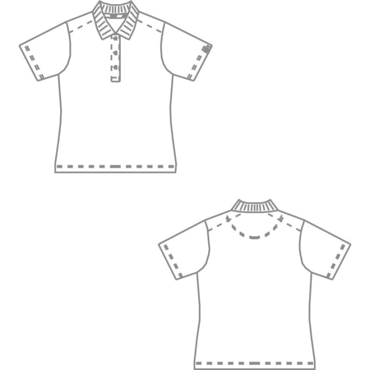 Polo femme manches courtes BP travail lavable industriel