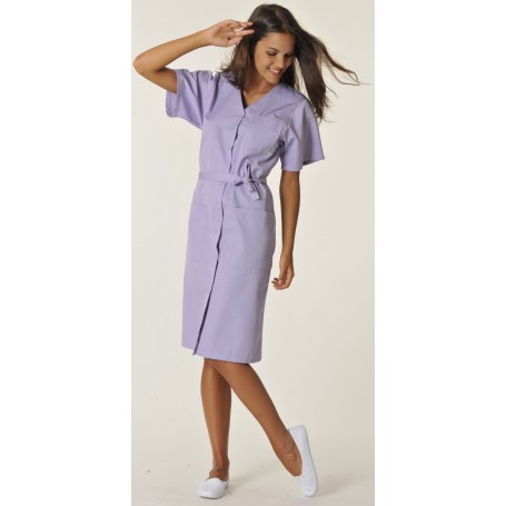 Blouse femme unie manches courtes