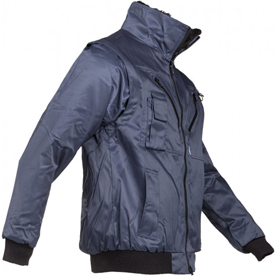 Blouson hiver à doublure et manches détachables