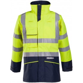 Parka étanche Haute Visibilité, ignifugé et antistatique ATEX (2)