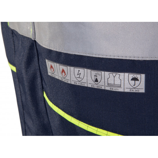 Parka étanche Haute Visibilité, ignifugé et antistatique ATEX