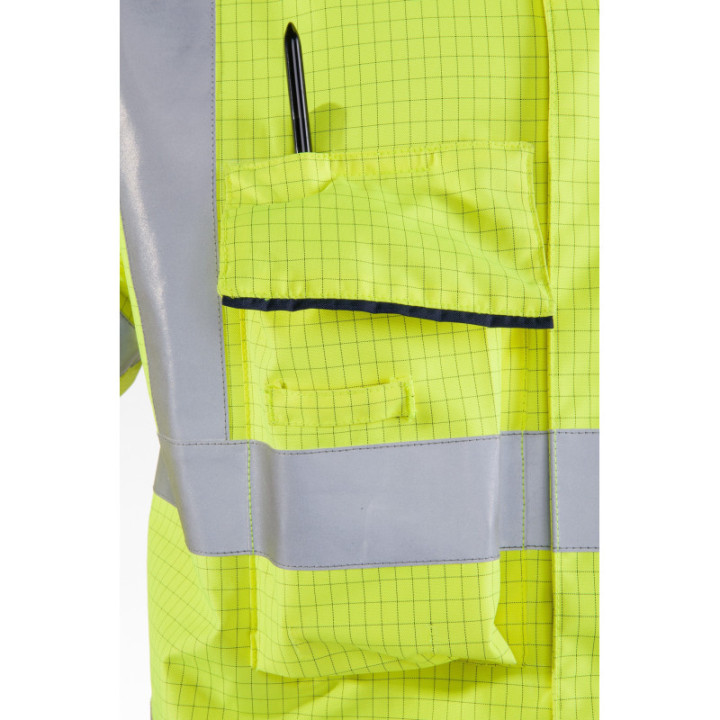 Parka étanche haute visibilité ATEX ignifuge antistatique