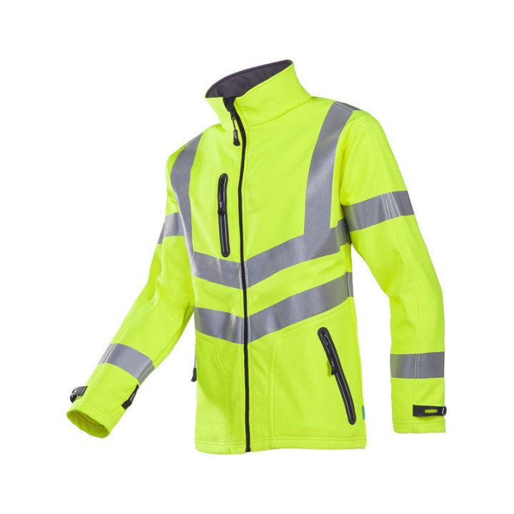 Veste softshell haute visibilité travail Sioen adulte
