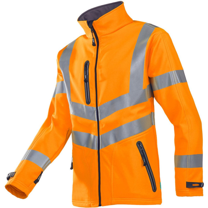 Veste softshell haute visibilité travail Sioen adulte