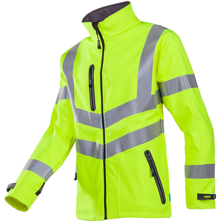 Veste softshell haute visibilité travail Sioen adulte