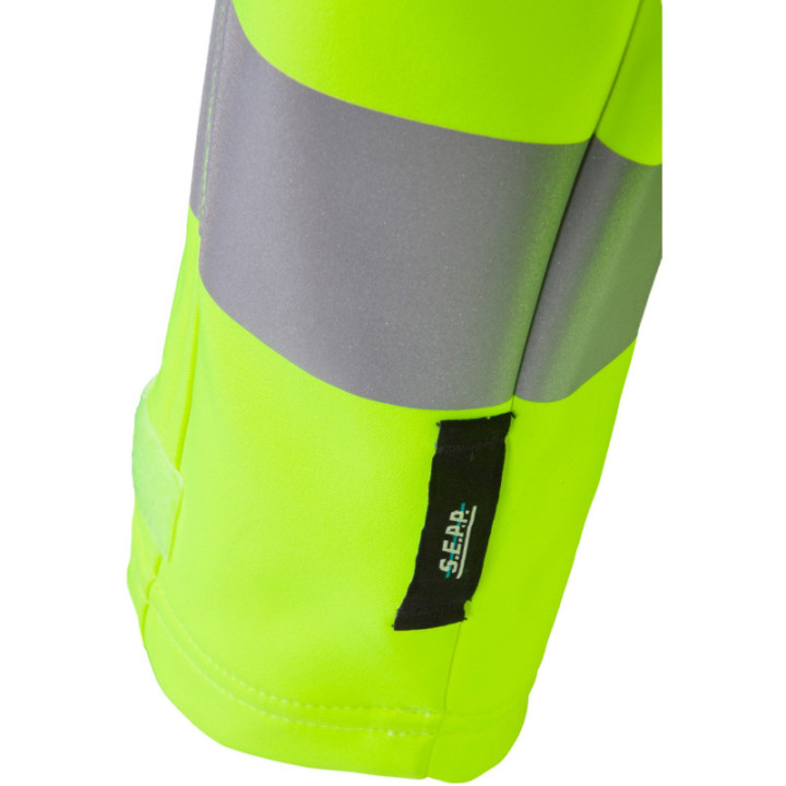 Veste softshell haute visibilité travail Sioen adulte