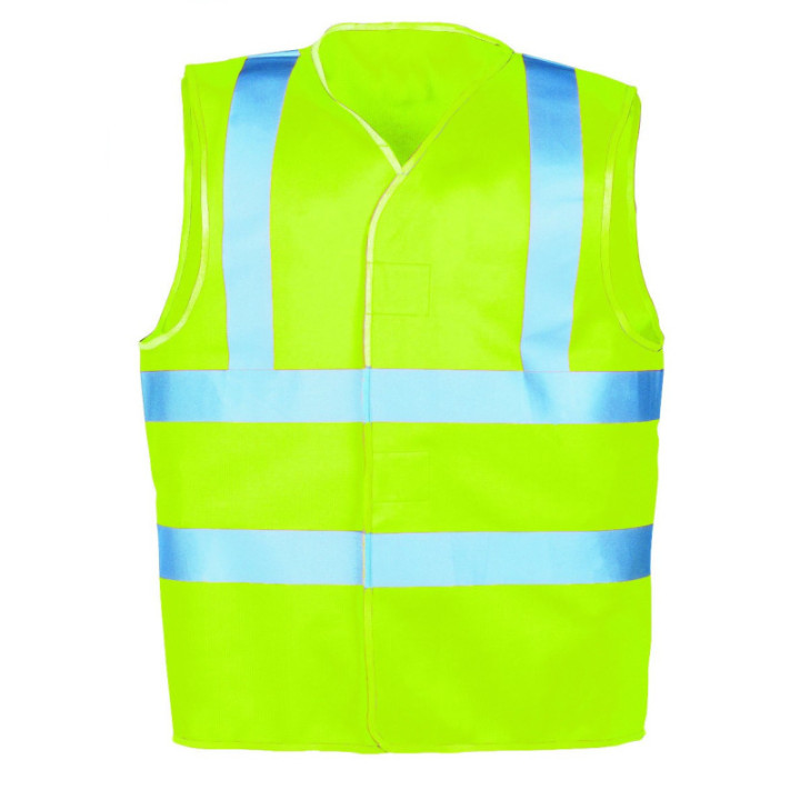 Gilet haute visibilité mesh polyester travail été