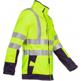 Softshell haute visibilité ignifugé antistatique zone ATEX