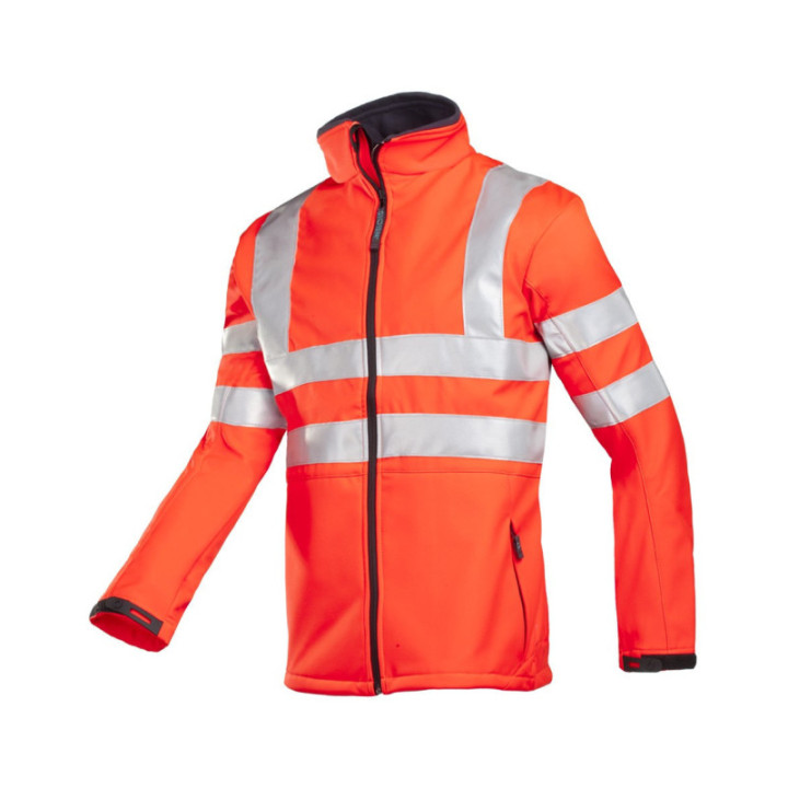 Veste softshell haute visibilité travail Sioen adulte