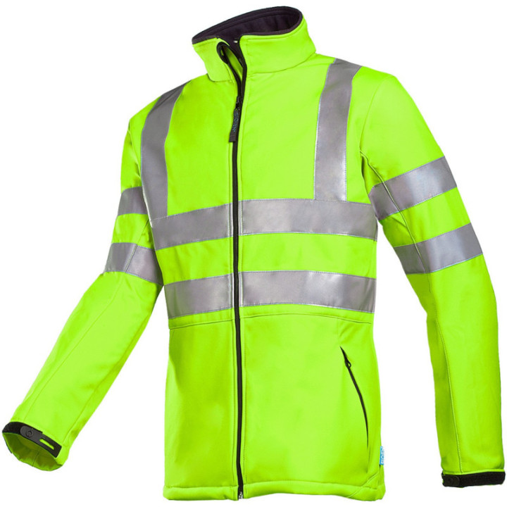 Veste softshell haute visibilité travail Sioen adulte