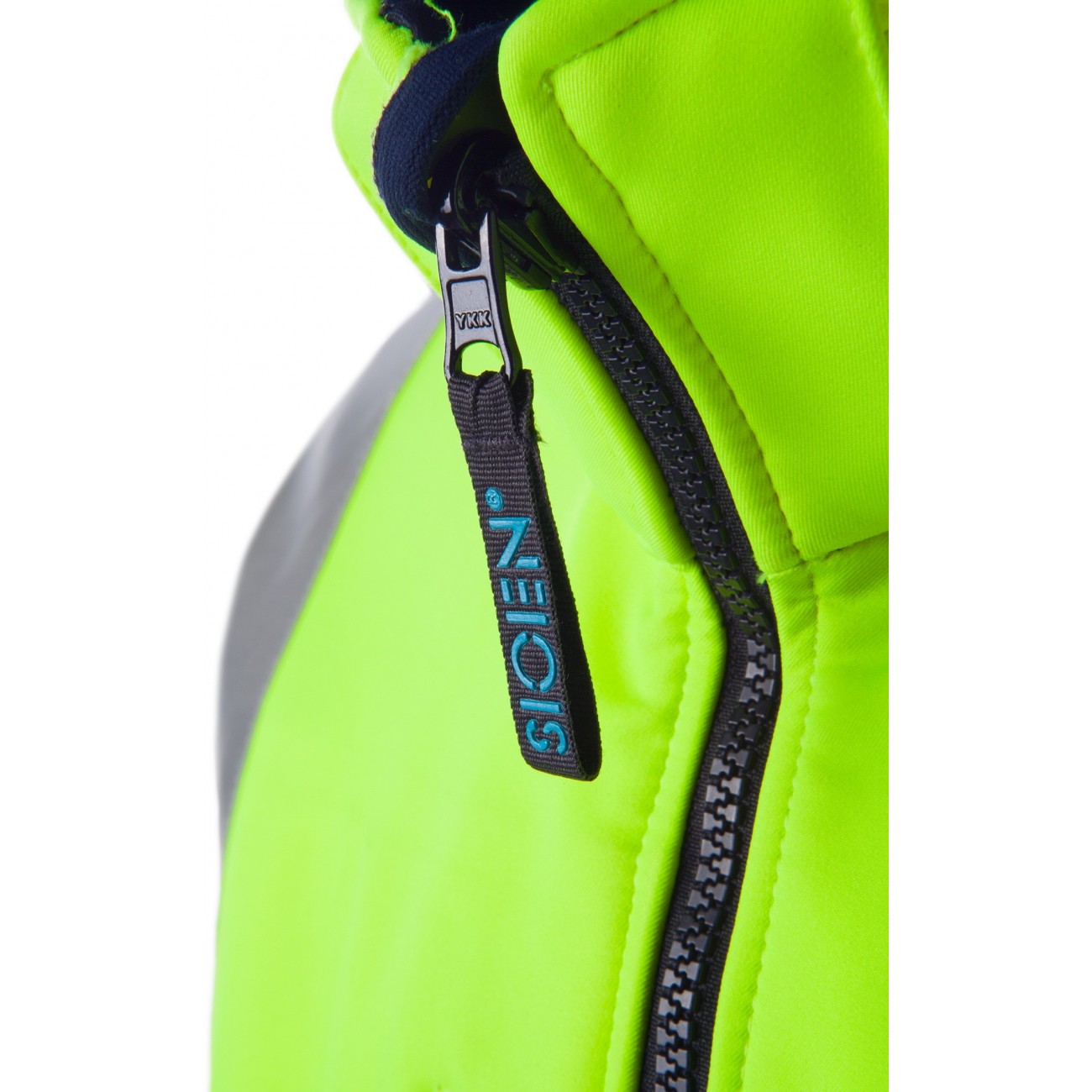 Softshell en laminé Haute Visibilité avec capuche détachable