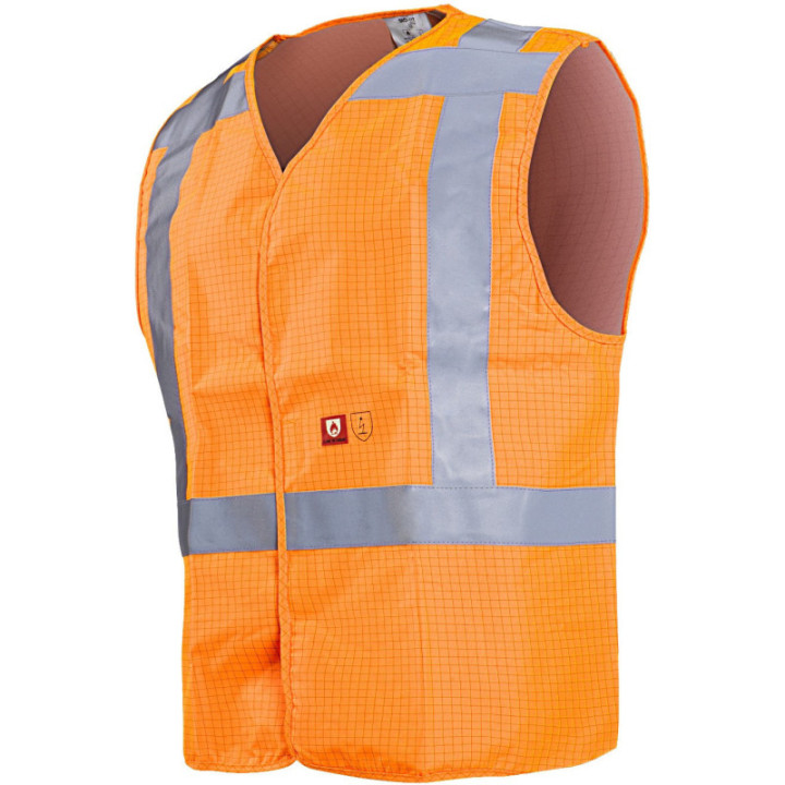 Gilet haute visibilité ignifugé antistatique SIOEN pro