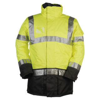 Parka haute visibilité hiver Sioen pour travaux extérieurs