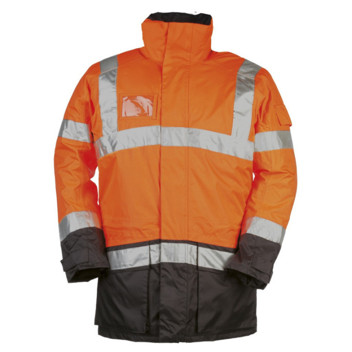 Parka haute visibilité hiver Sioen pour travaux extérieurs
