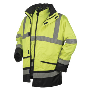 Veste de pluie haute visibilité Sioen homme travail étanche