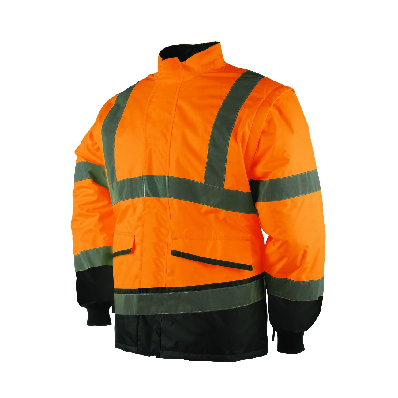Blouson Haute Visibilité à manches détachables