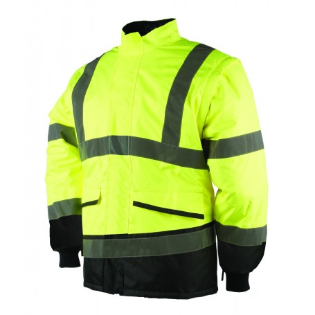 Blouson Haute Visibilité à manches détachables