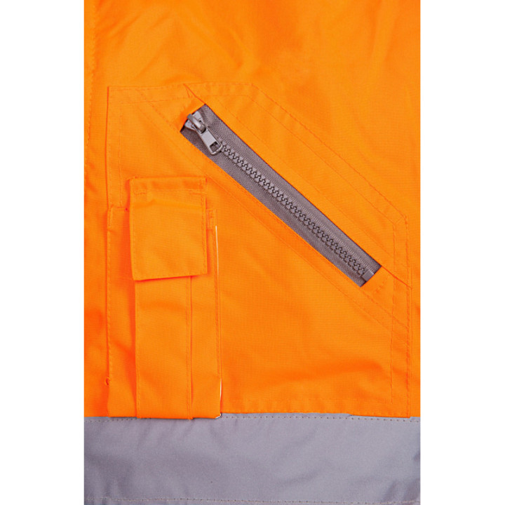 Blouson hiver haute visibilité pro manches détachables Sioen