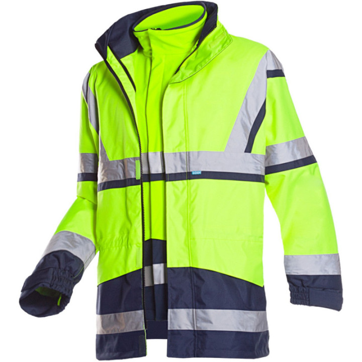 Parka haute visibilité 4 en 1 Siopor Sioen professionnel